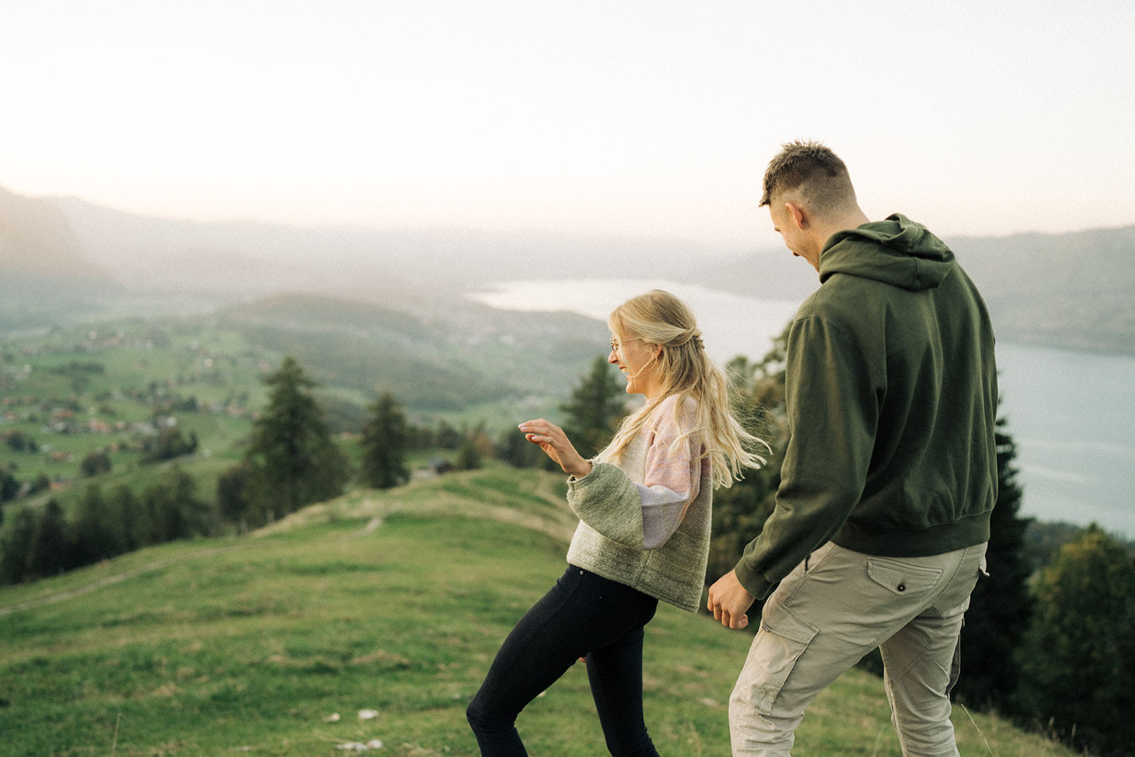 Engagement Photoshooting Aeschiried Berner Oberland