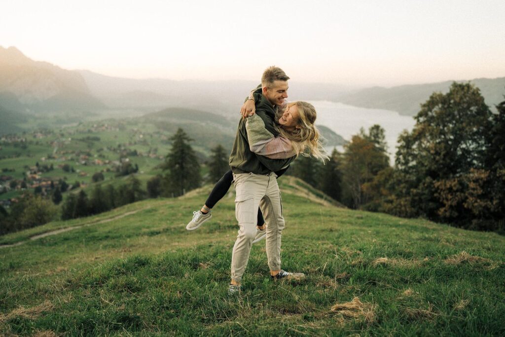 Engagement Photoshooting Aeschiried Berner Oberland