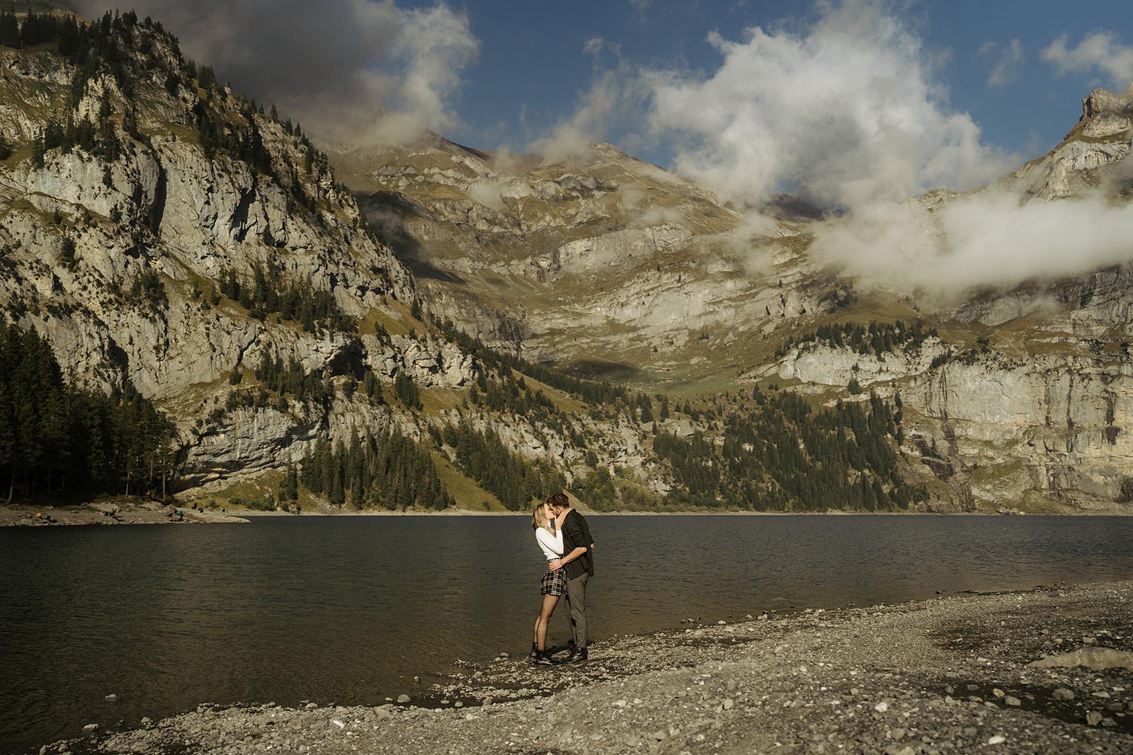 Engagement Photoshooting Oeschinensee Switzerland