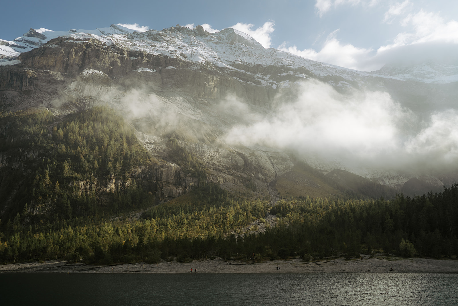 Engagement Photoshooting Oeschinensee Switzerland