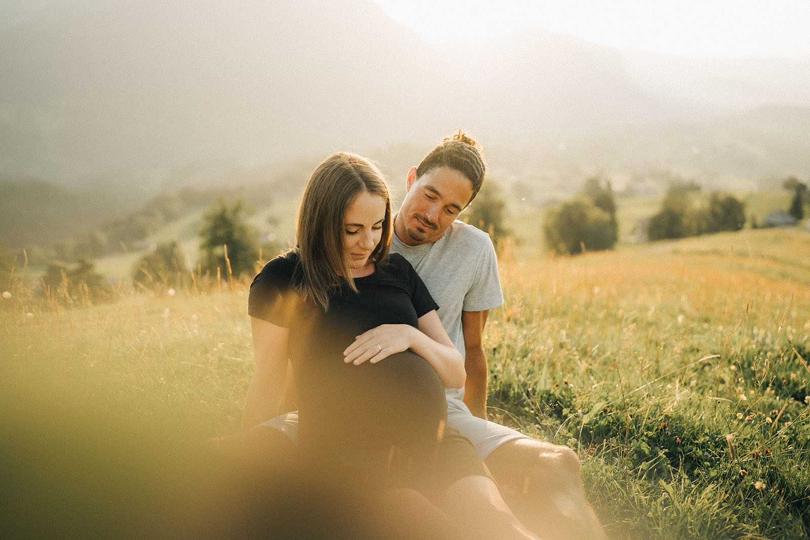 Schwangerschafts Fotografie Berner Oberland