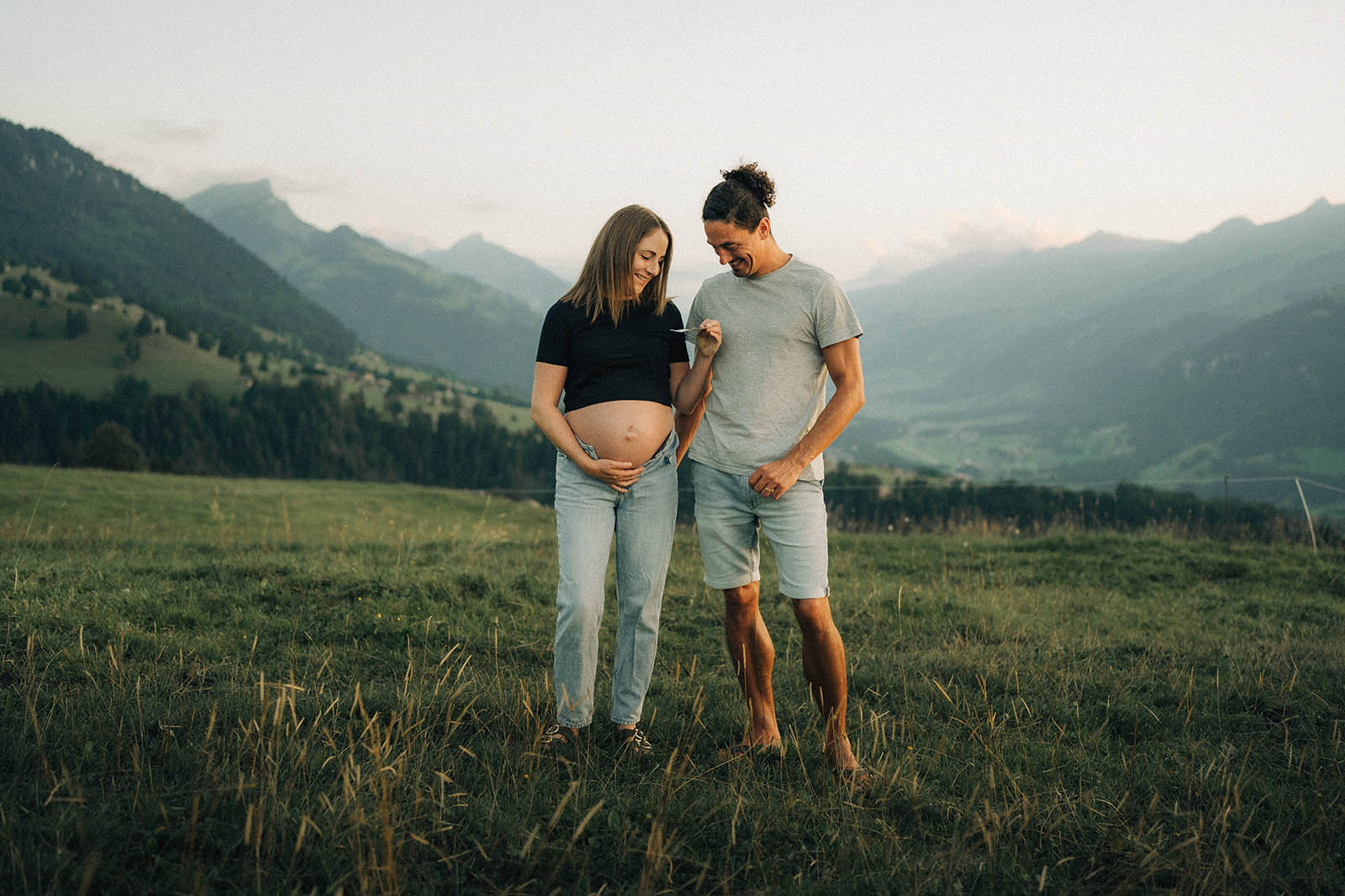 Schwangerschafts Fotografie Berner Oberland