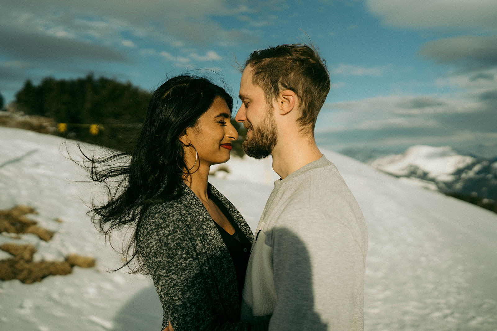 Engagement Photoshooting Niederhorn Interlaken Berner Oberland