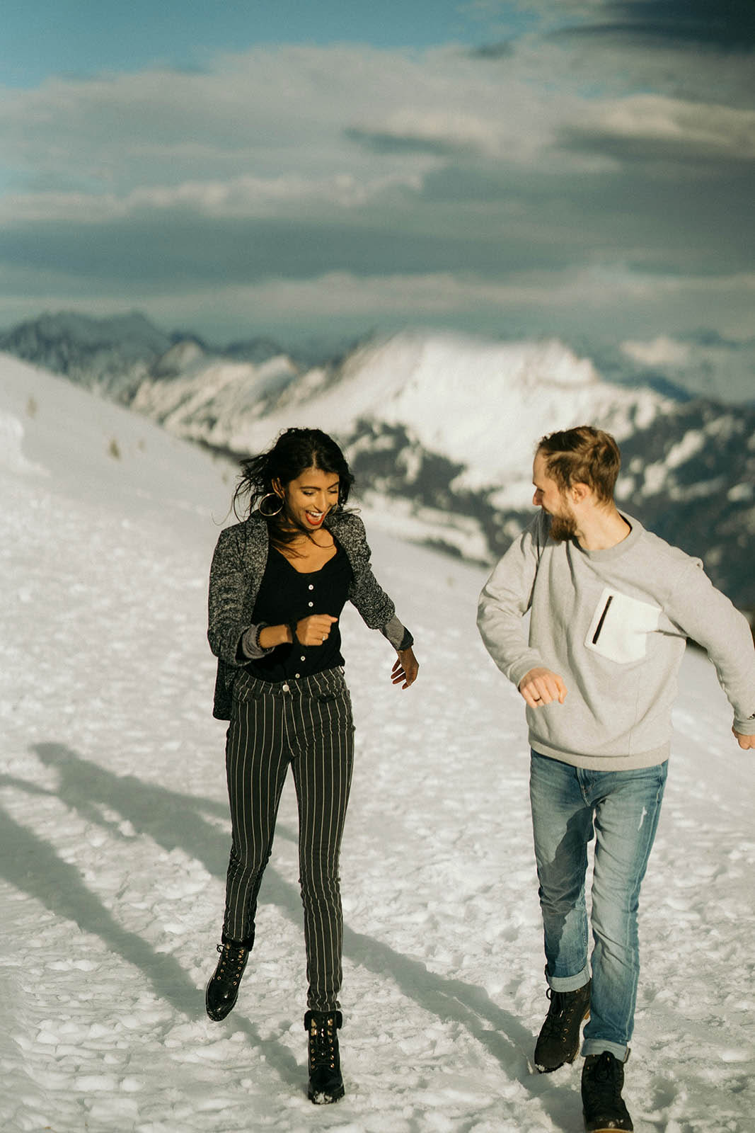 Engagement Photoshooting Niederhorn Interlaken Berner Oberland