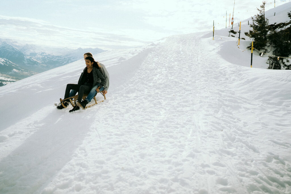Engagement Photoshooting Niederhorn Interlaken Berner Oberland