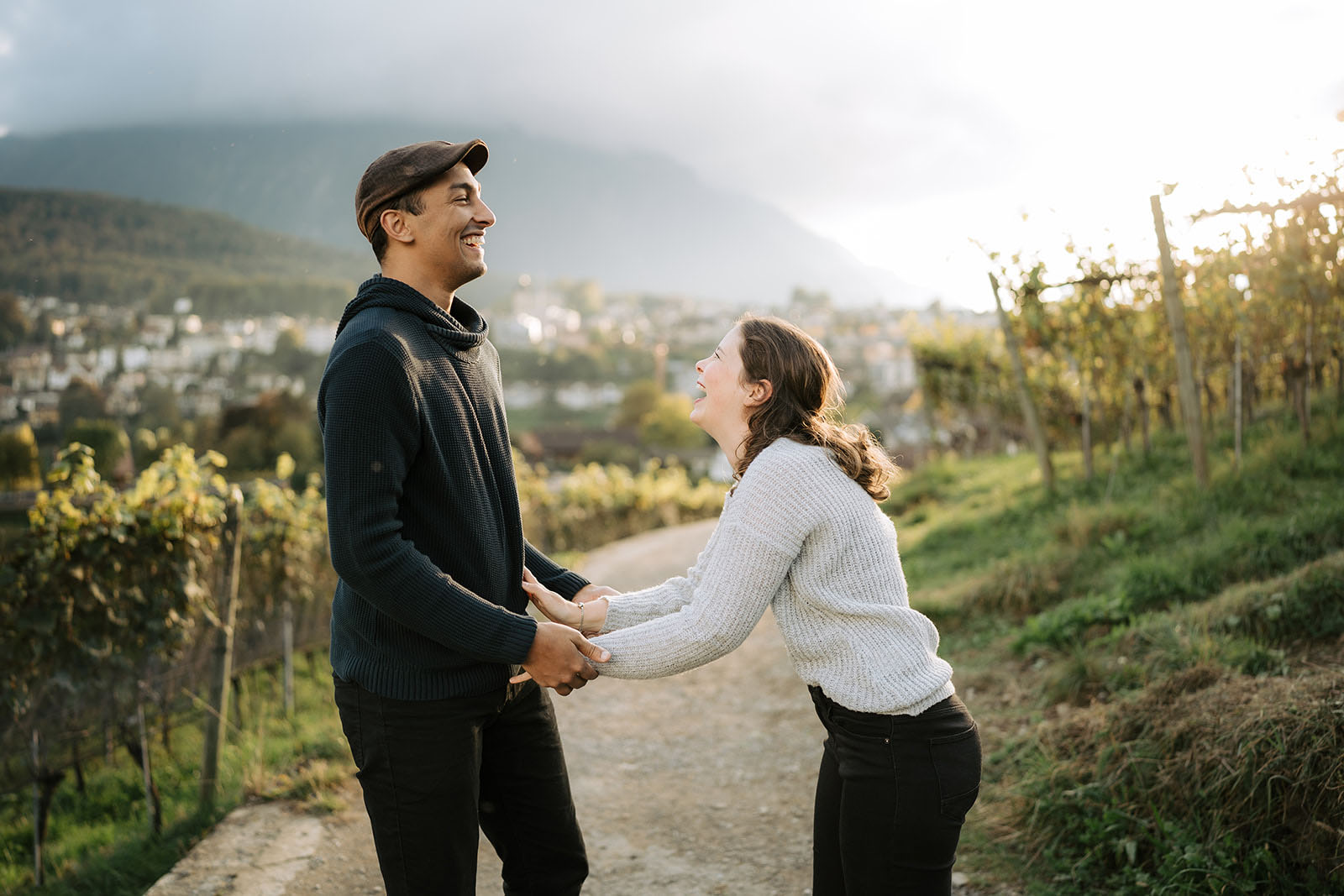 Engagement Photoshooting Spiez Berner Oberland